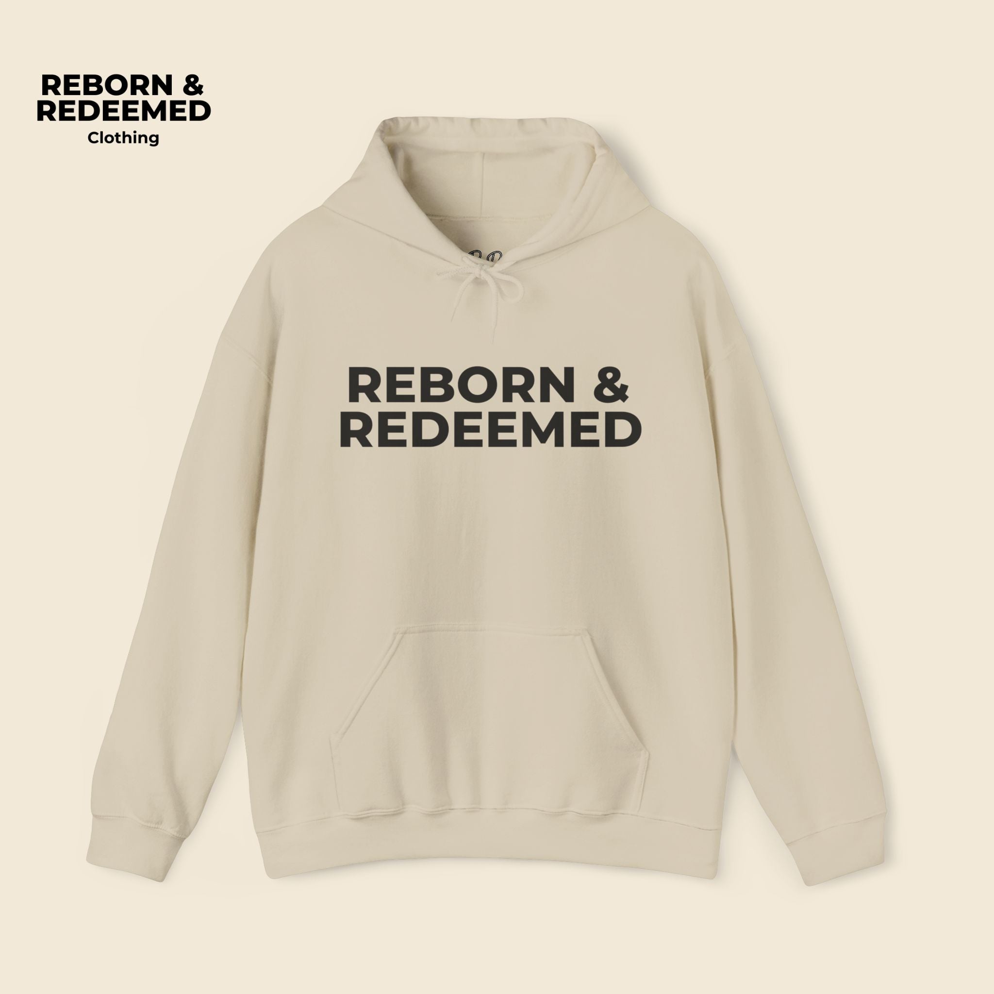 Reborn & Redeemed Christmas Hoodie — “Oh Come All Ye Faithful… And Hungry!”