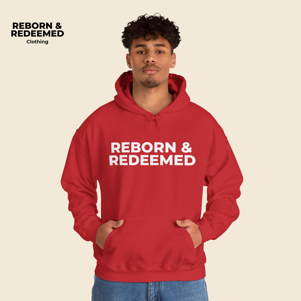 Reborn & Redeemed - "Faith Over Fear Hoodie"  (Isaiah 41:10)