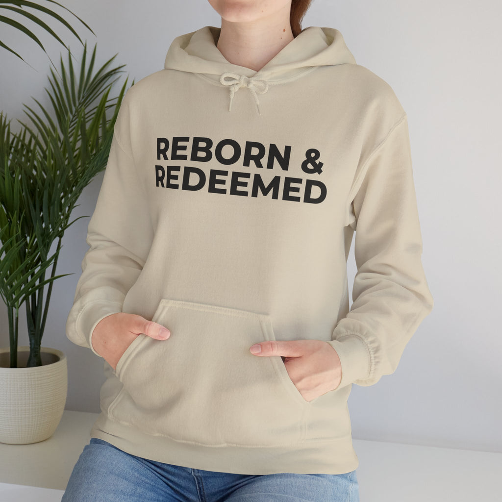 Reborn & Redeemed Christmas Hoodie — “Oh Come All Ye Faithful… And Hungry!”