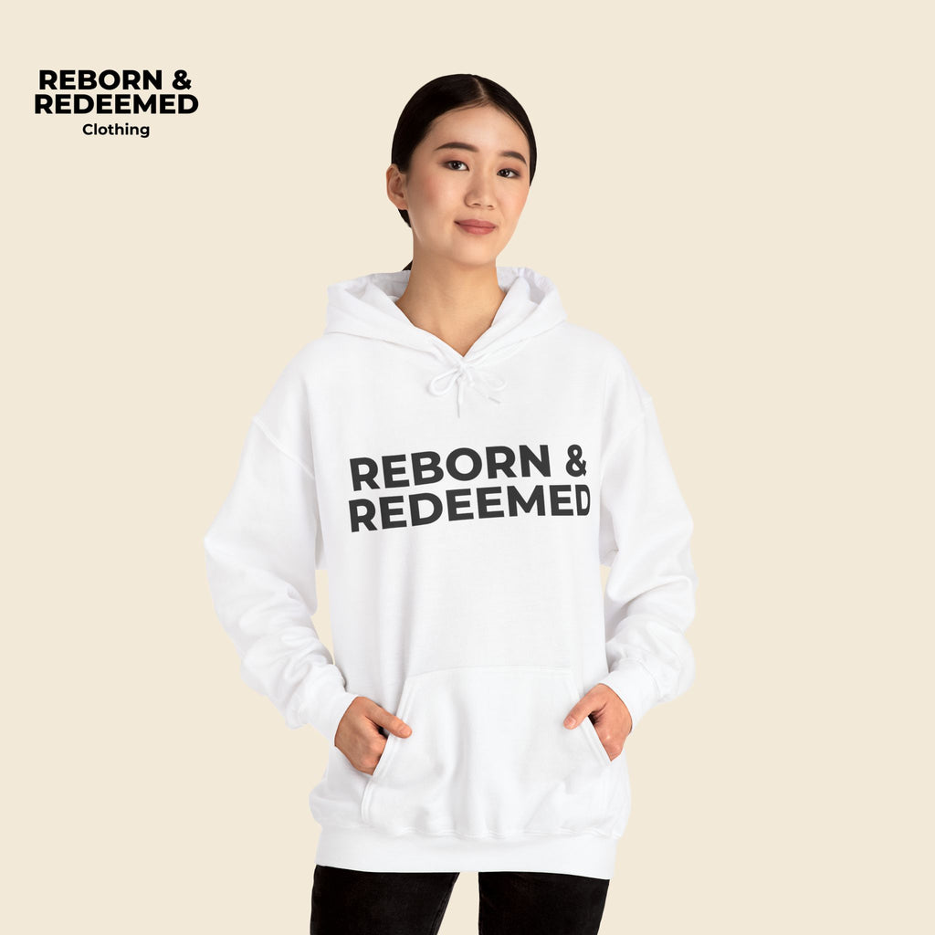 Reborn & Redeemed Christmas Hoodie — “Oh Come All Ye Faithful… And Hungry!”