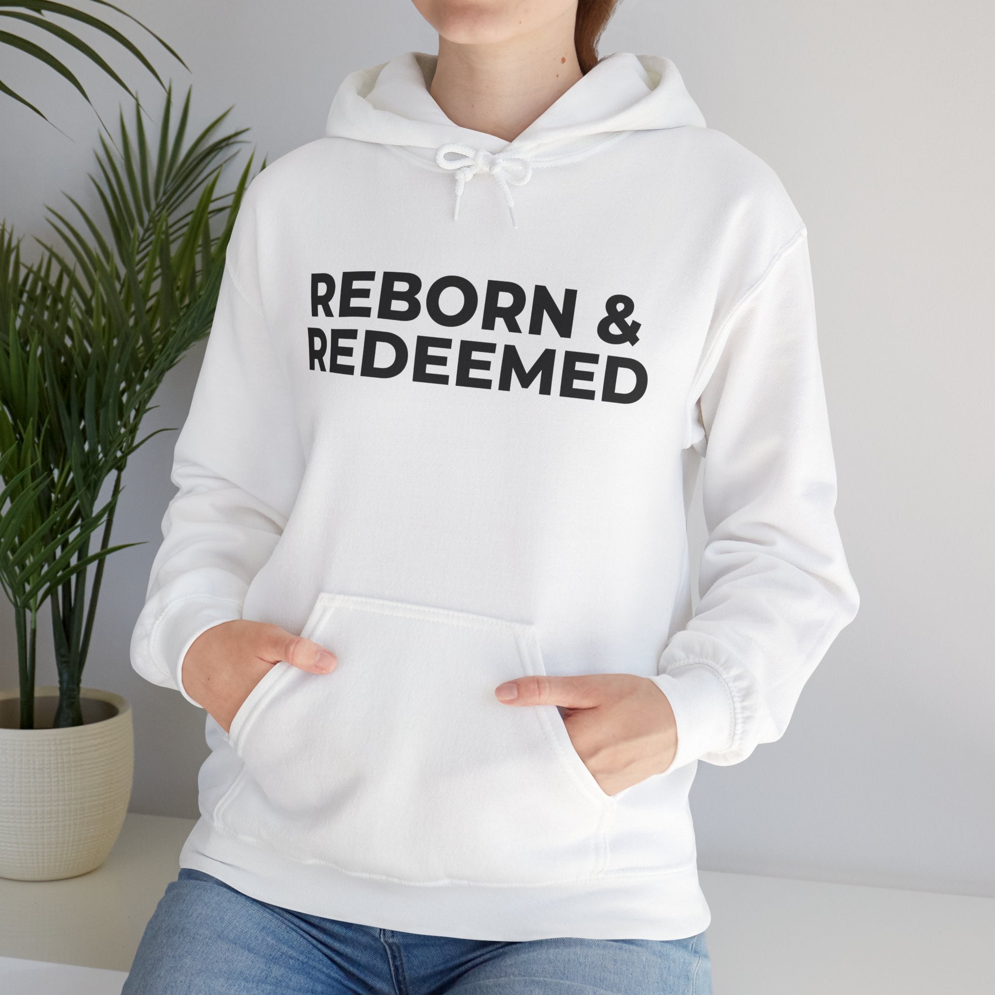 Reborn & Redeemed - "Faith Over Fear Hoodie"  (Isaiah 41:10)