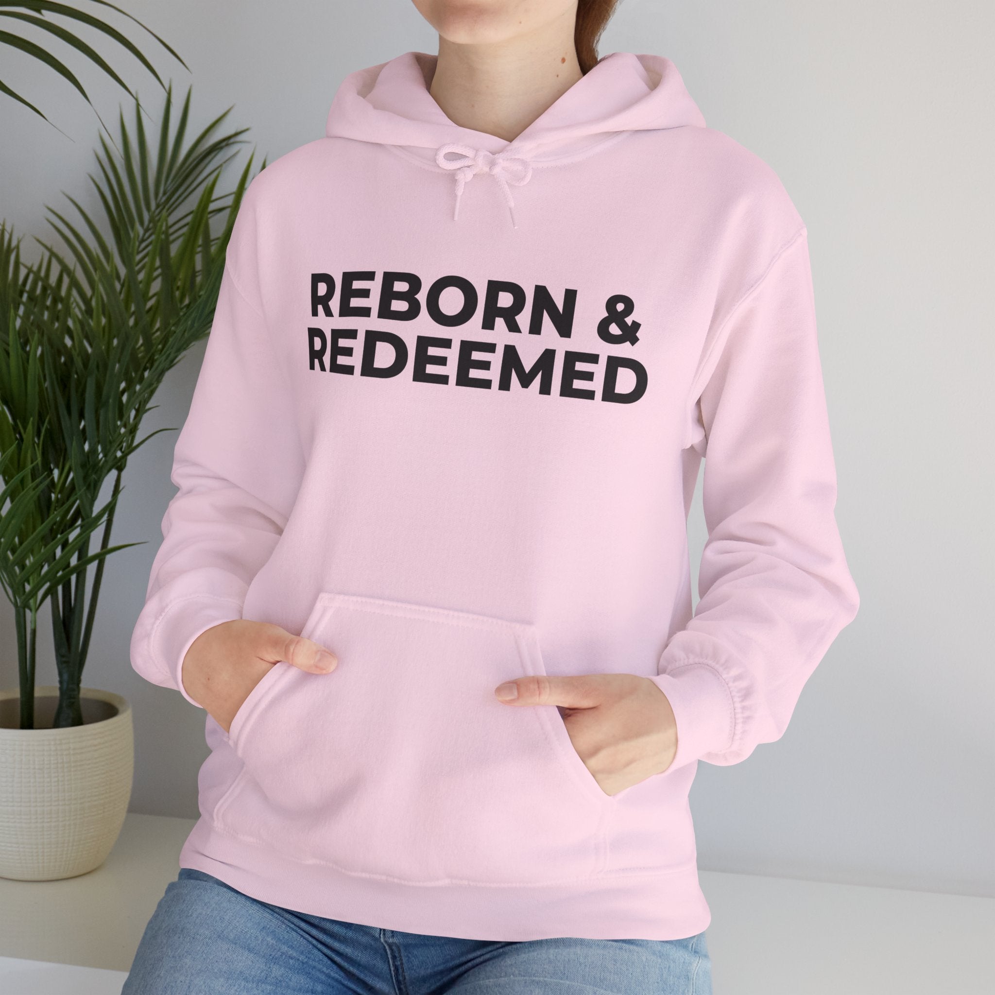 Reborn & Redeemed - "Faith Over Fear Hoodie"  (Isaiah 41:10)